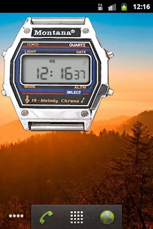 Montana clock Screenshot 2