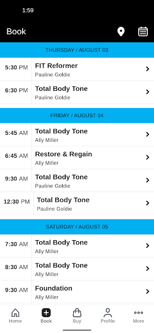 Vibe Pilates Screenshot 1