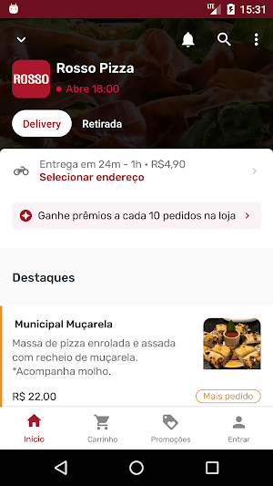 Rosso Pizza Screenshot 0