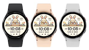 AZ289 Easter Bunny Watch Face Screenshot 1