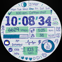 Paper of Time - Watch Face