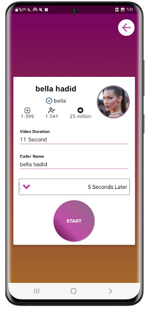 bella hadid fake video call Screenshot 2