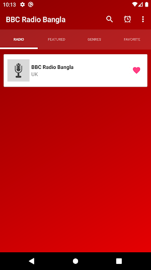 Uk BBC Radio Bangla App Screenshot 0