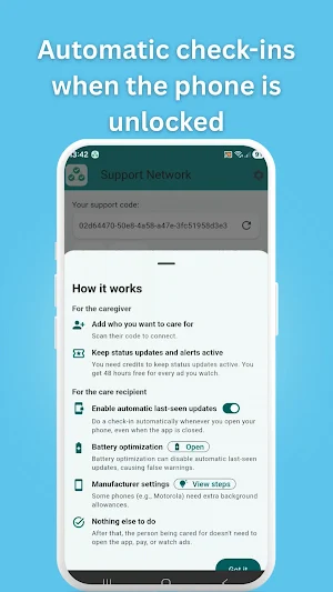 Support Network Screenshot 2