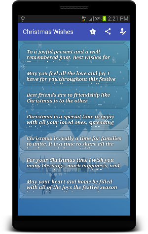 Christmas Wishes and Statuses Screenshot 1