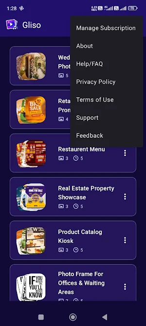 Gliso Gallery Slideshow Screenshot 1