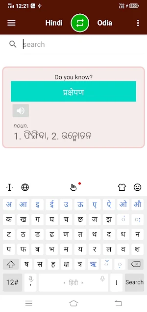 Hindi To Mizo Dictionary Screenshot 1