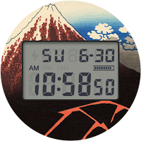 HOKUSAI Retro Watch Face Vol.3