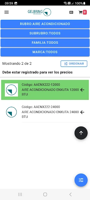 Gelbring Electrodomésticos Screenshot 2