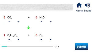 Chemical Equation Practice Screenshot 2
