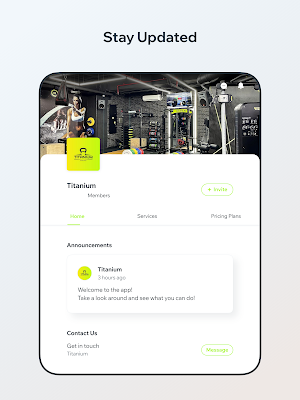 Titanium+ | App de Miembros. Screenshot 3