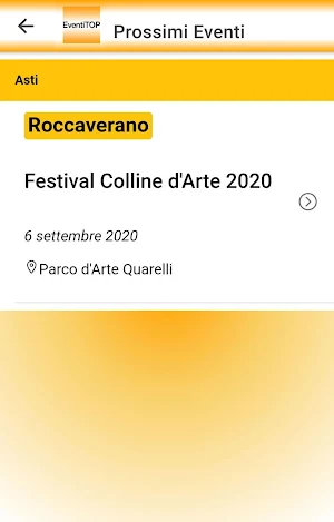 Eventi TOP Screenshot 3