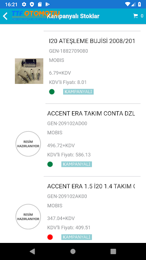 TTF Otomotiv B2B Screenshot 1