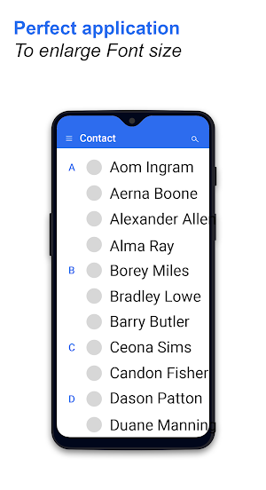 Big Font - Change Font Size - Enlarge font size Screenshot 3