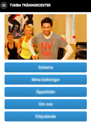 Tumba Träningscenter Screenshot 2