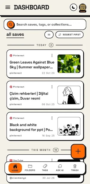 SaveSync Screenshot 1