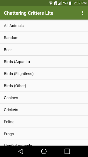 Chattering Critters Lite Screenshot 2
