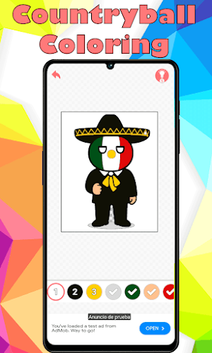Countryballs coloring Screenshot 3