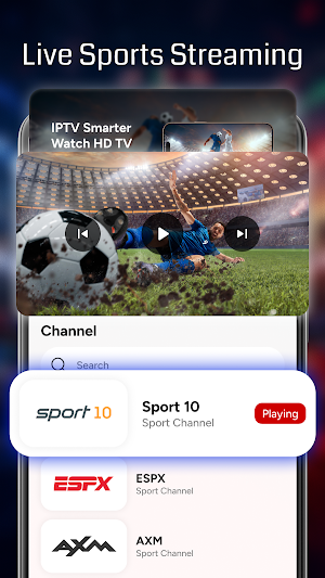 TV Player: Sports Live & Shows Screenshot 3