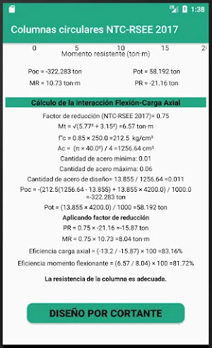 Diseño de columnas circulares NTC - RSEE 2017 Screenshot 3