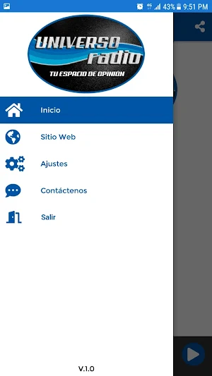 Universo Radio Screenshot 2
