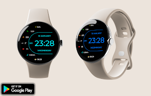 Digital Fnx371 Watch Face Screenshot 3