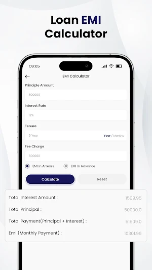 LoanPro : EMI Loan Calculator Screenshot 3
