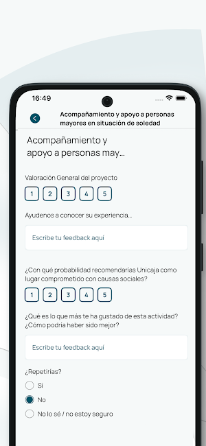 Voluntariado Unicaja Screenshot 1
