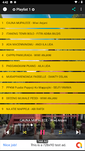 Lagu Bugis Populer Screenshot 0