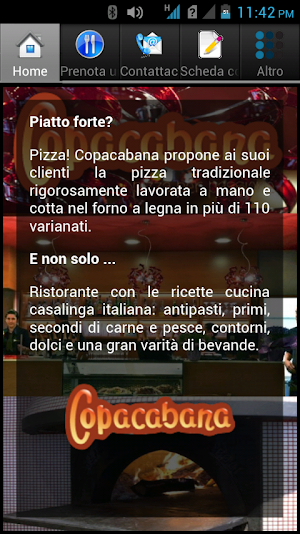 Pizzeria Copacabana Ristorante Screenshot 1