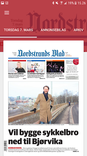 Nordstrands Blad eAvis Screenshot 0