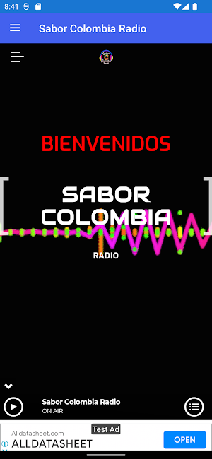 Sabor Colombia Radio Screenshot 2