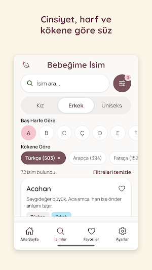 Bebeğime İsim Screenshot 3