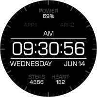 Key066 Digital Watch Face