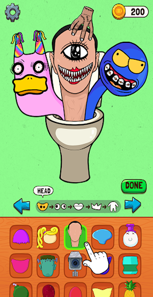 Toilet Makeover: Mix Monster Screenshot 1