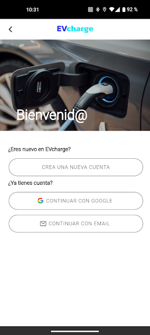 EVcharge Screenshot 2