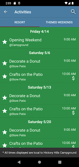 Hickory Hills Campground screenshot 2