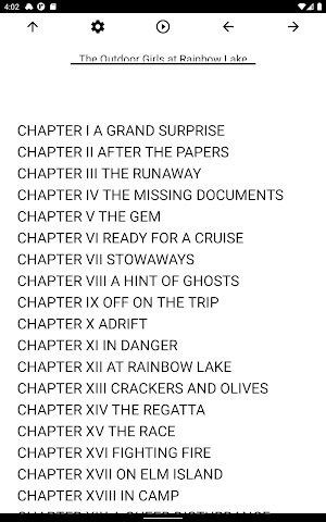 Book, The Outdoor Girls at Rai Screenshot 2