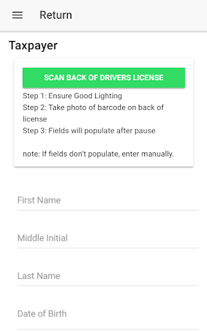 TaxMobileApp by METIK Screenshot 2