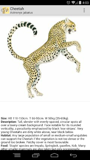 Kingdon Guide: African Mammals Screenshot 3