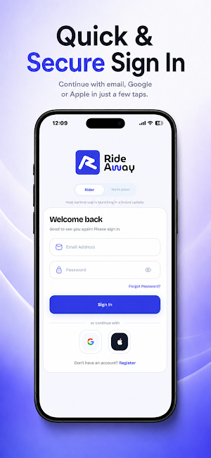 RideAway - Bike Rentals Screenshot 1