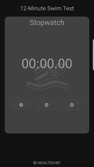 12-Minute Swim Test Screenshot 2