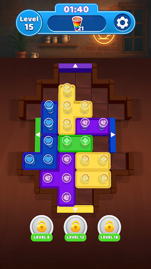 Coffee Block: Color Jam Blast Screenshot 2