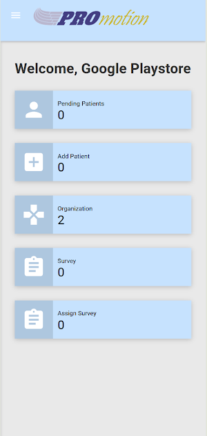 PROmotion Health App Screenshot 1