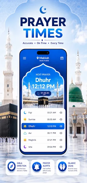 Prayer Times: Namaz Times Screenshot 0