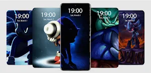Blue Live Wallpaper Parallax Screenshot 0