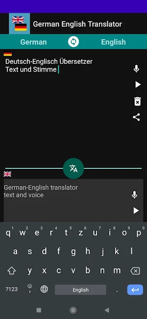 German English Translator Screenshot 0