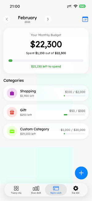 Spend Flow: Budget & Expense Screenshot 2