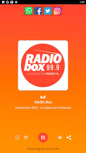 Radio Box 99.9 Screenshot 1