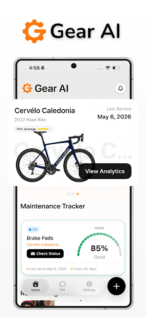 Gear AI: Smart Bike Mechanic Screenshot 0